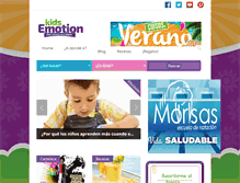 Tablet Screenshot of kidsemotion.com.mx